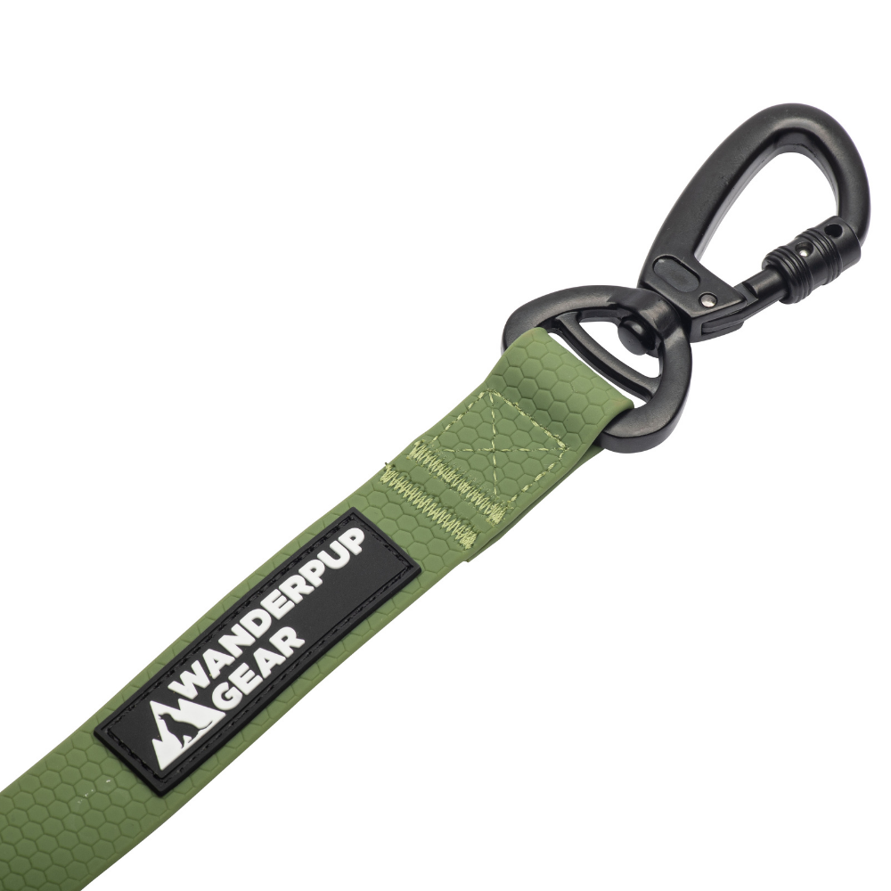 Multifunctional Waterproof Dog Leash - Hunter Green Wanderpup Gear