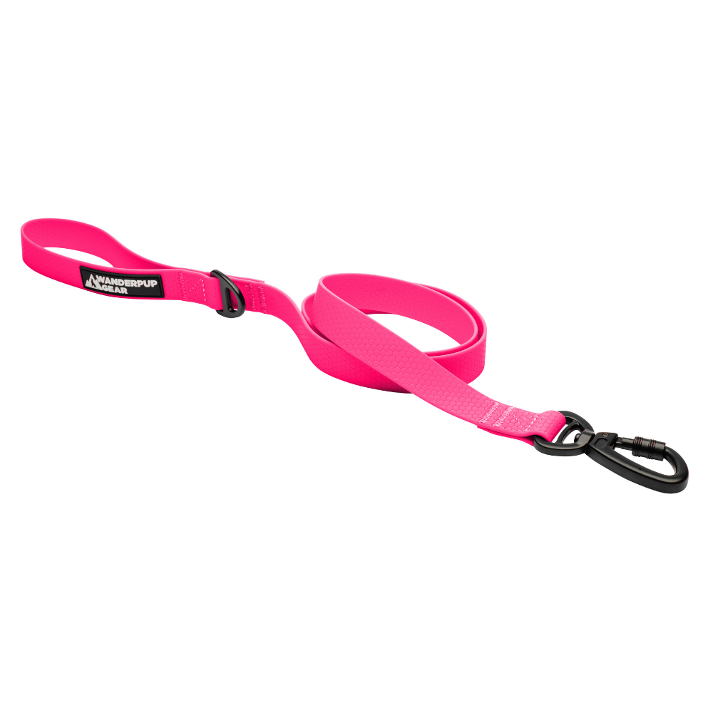 Waterproof Dog Leash - Hot Pink Wanderpup Gear
