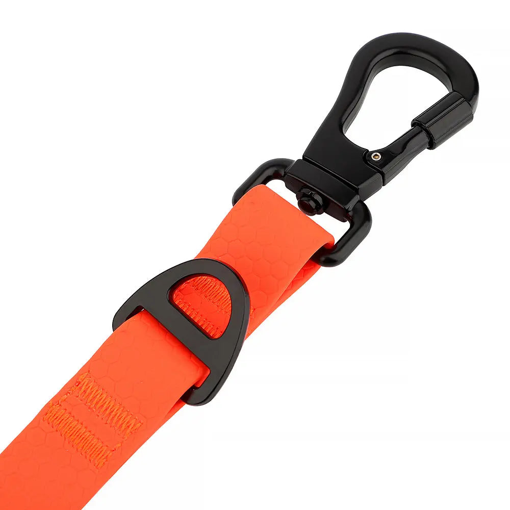 Multifunctional Waterproof Dog Leash - Blaze Orange Wanderpup Gear