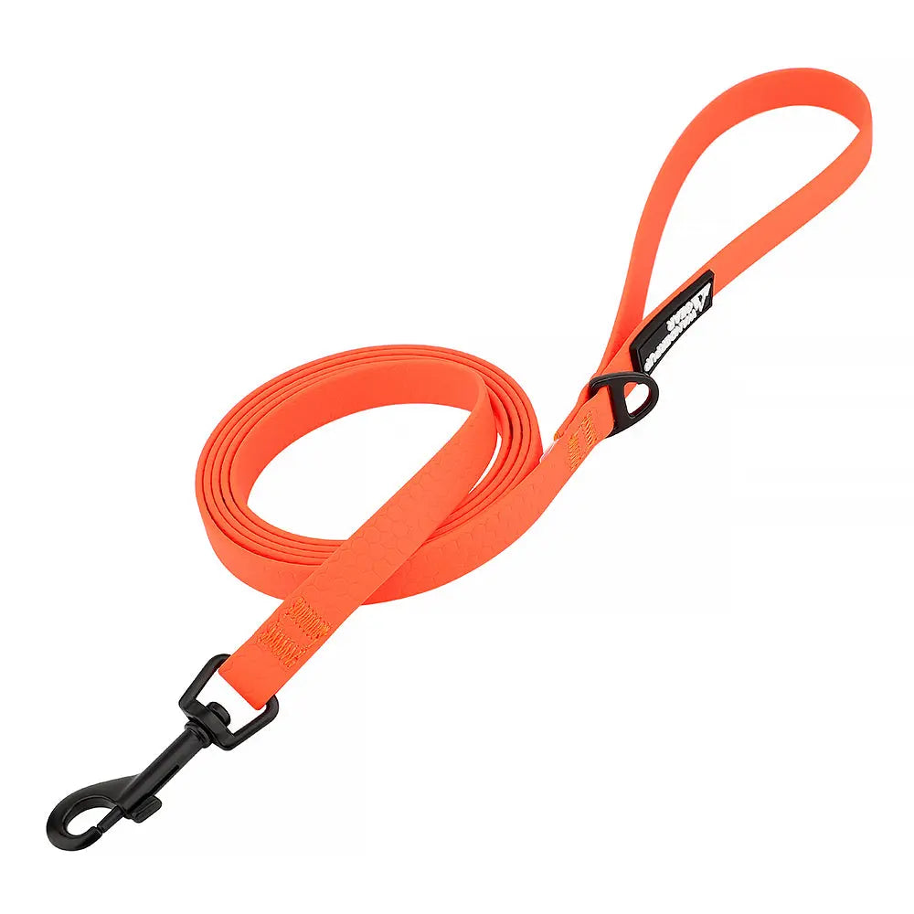 Waterproof Dog Leash - Blaze Orange Wanderpup Gear