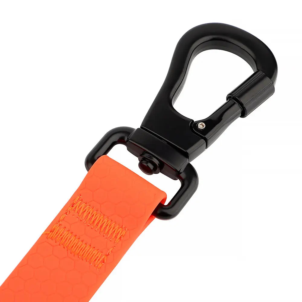 Waterproof Dog Leash - Blaze Orange Wanderpup Gear