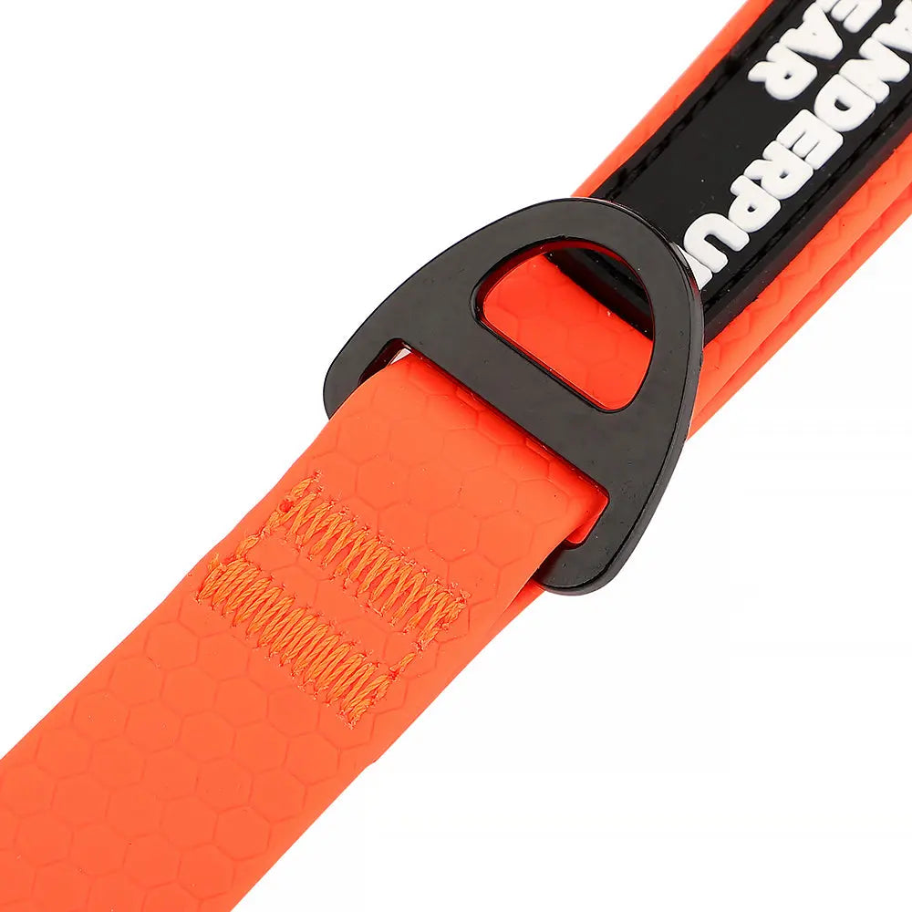 Waterproof Dog Leash - Blaze Orange Wanderpup Gear