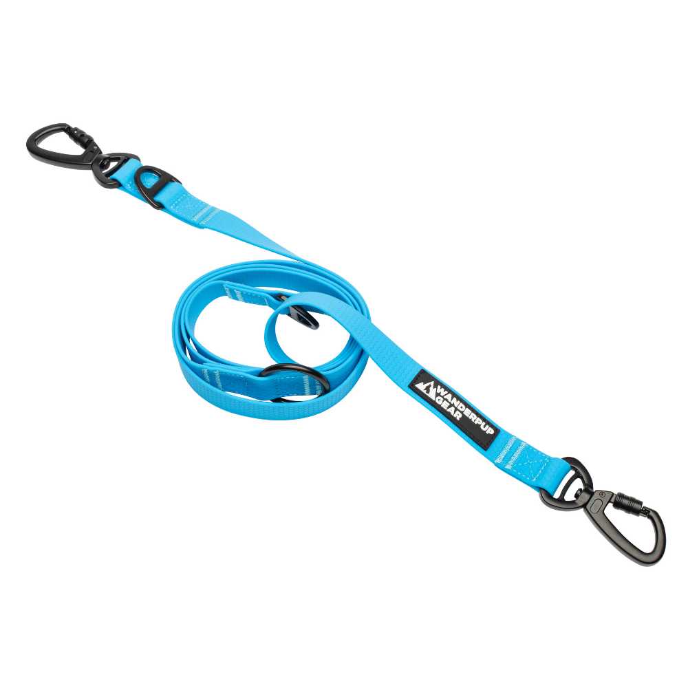 Multifunctional Waterproof Dog Leash - Arctic Blue Wanderpup Gear