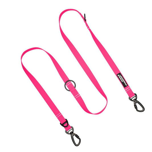 Multifunctional Waterproof Dog Leash - Hot Pink Wanderpup Gear