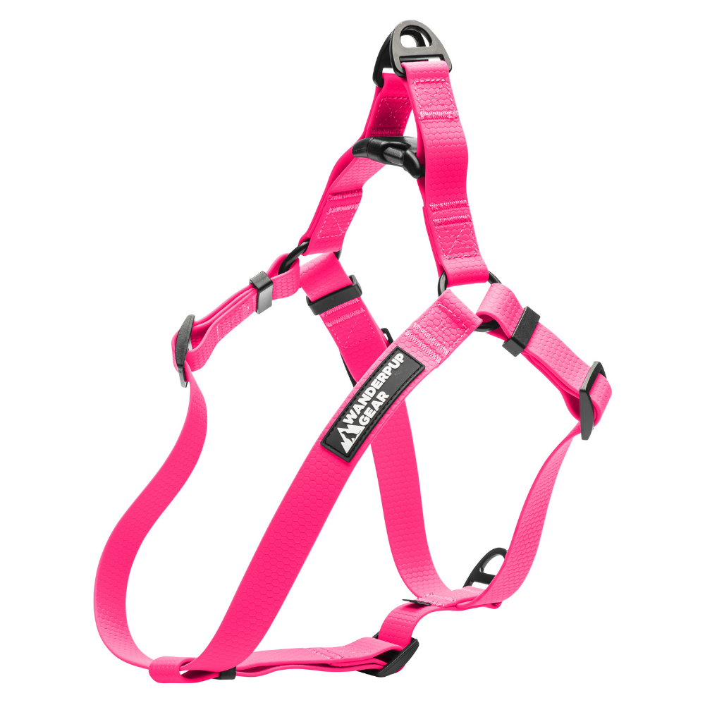 Waterproof Dog Harness - Hot Pink Wanderpup Gear