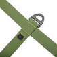 Front no-pull D-ring on green waterproof dog harness for training support